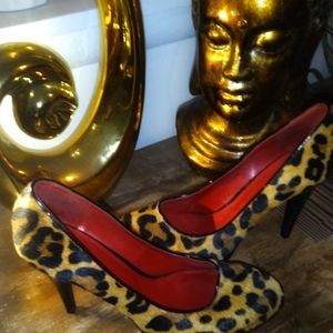 Sophisticated nine West 4-in cheetah print Heels